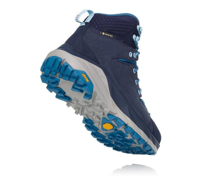 Botas De Montaña Hoka One One Mujer Azul Marino - Kaha Gore-Tex - DABK10295